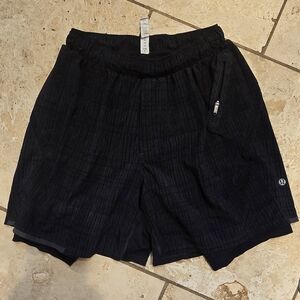 Lulumon Mens Pace Breaker Lined Shorts. Size M